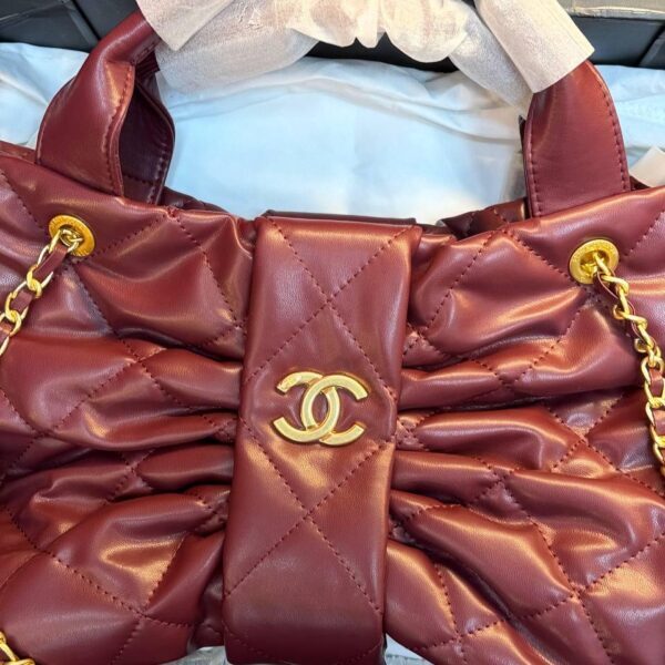 CHANEL Bow Bag "Burgundy"