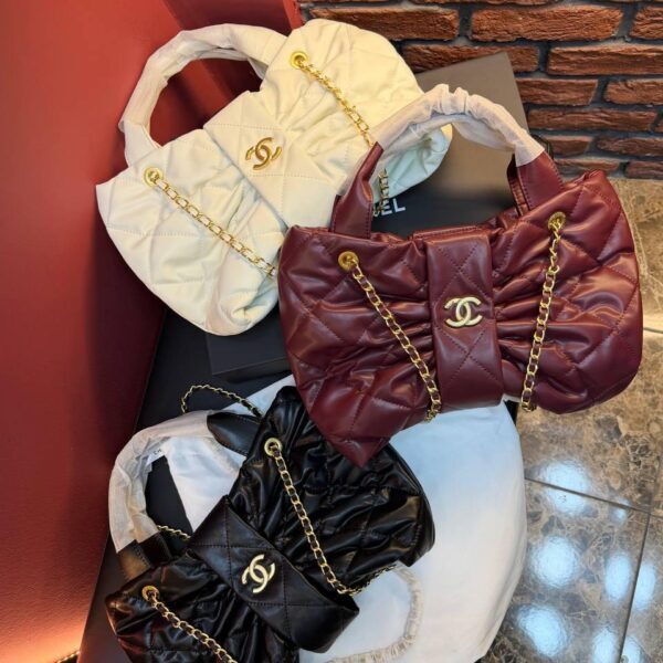 CHANEL Bow Bag "Burgundy"
