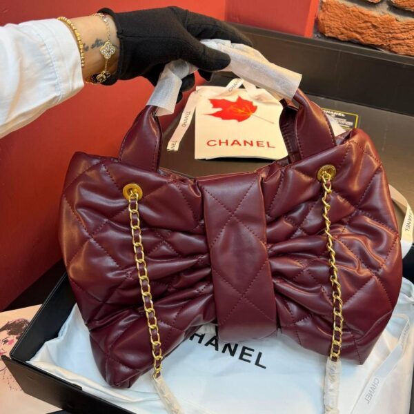 CHANEL Bow Bag "Burgundy"