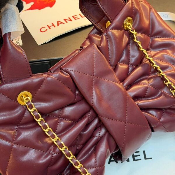 CHANEL Bow Bag "Burgundy"