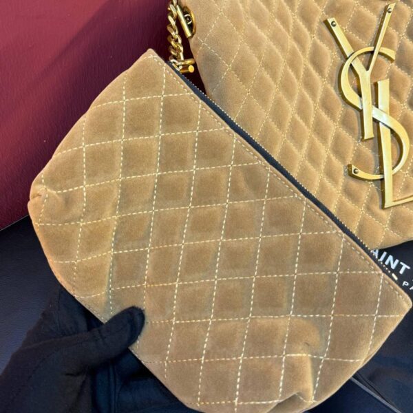 YVES SAİNT LAURENT Icare Medium in Quilted Suede