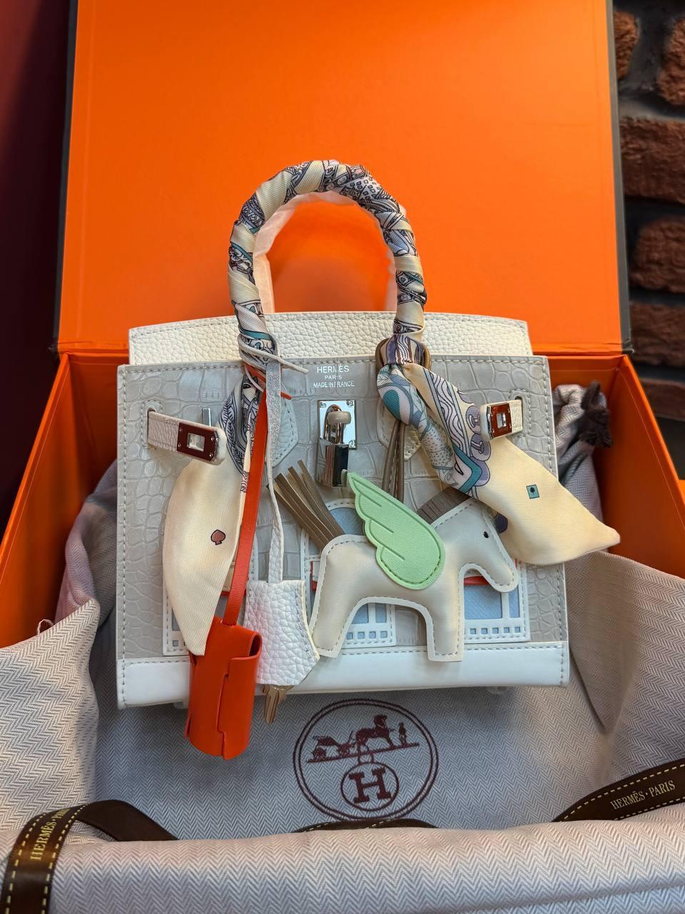 Hermes Birkin 30 Bag "White" - Slika 4