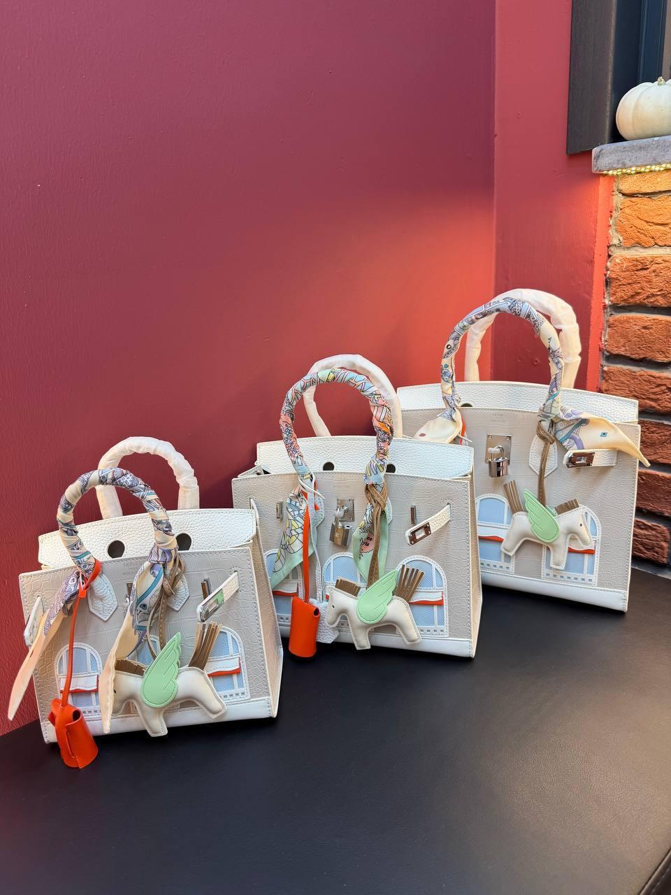 Hermes Birkin 30 Bag "White" - Slika 5