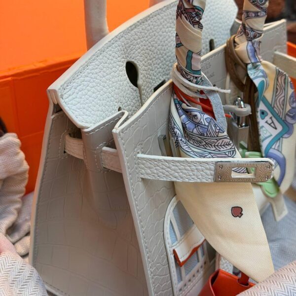 Hermes Birkin 20 Bag "White"
