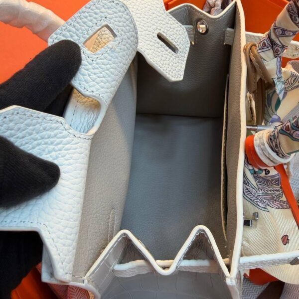 Hermes Birkin 20 Bag "White"