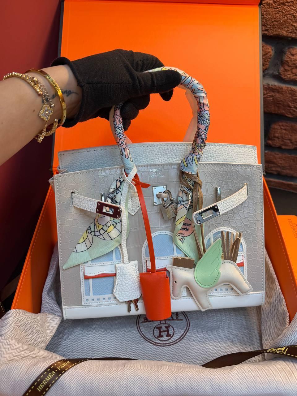 Hermes Birkin 30 Bag "White" - Slika 19