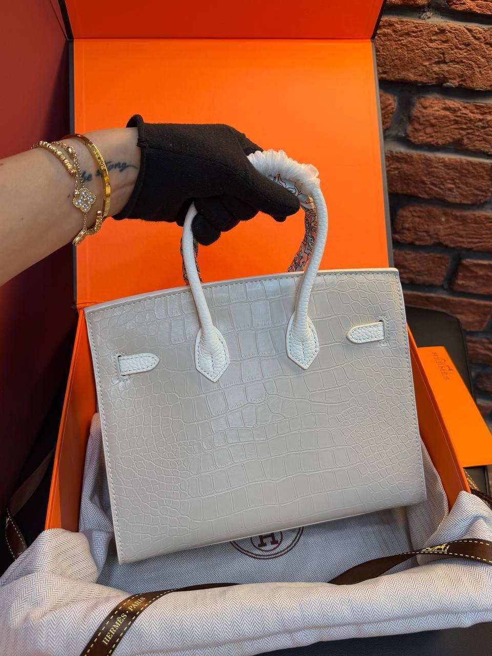Hermes Birkin 30 Bag "White" - Slika 20
