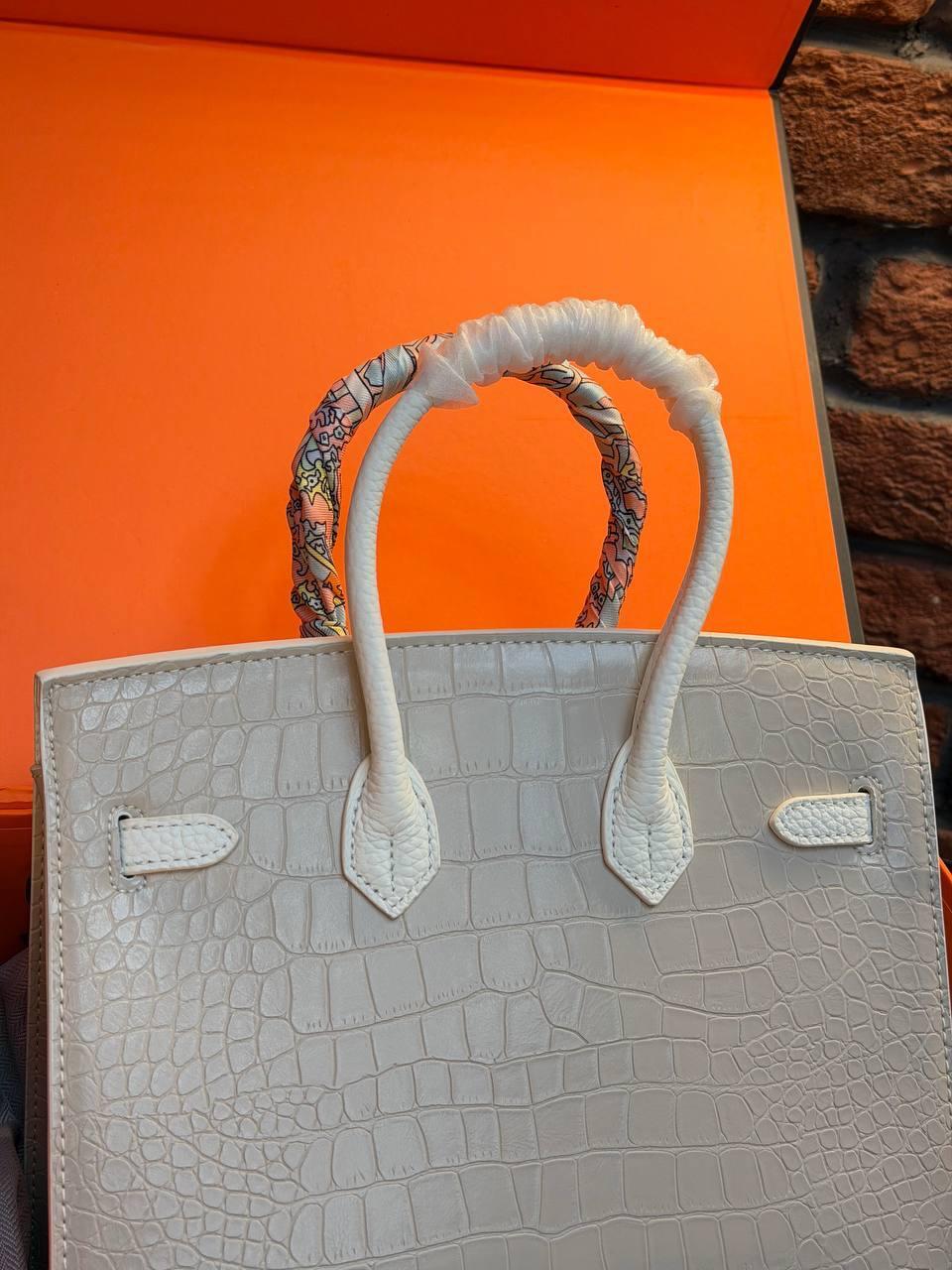 Hermes Birkin 30 Bag "White" - Slika 21