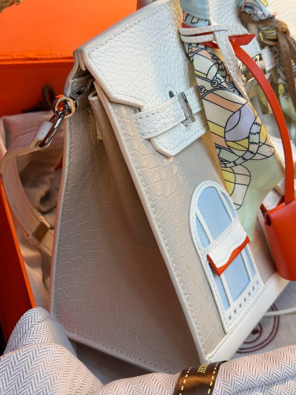 Hermes Birkin 30 Bag "White" - Slika 24