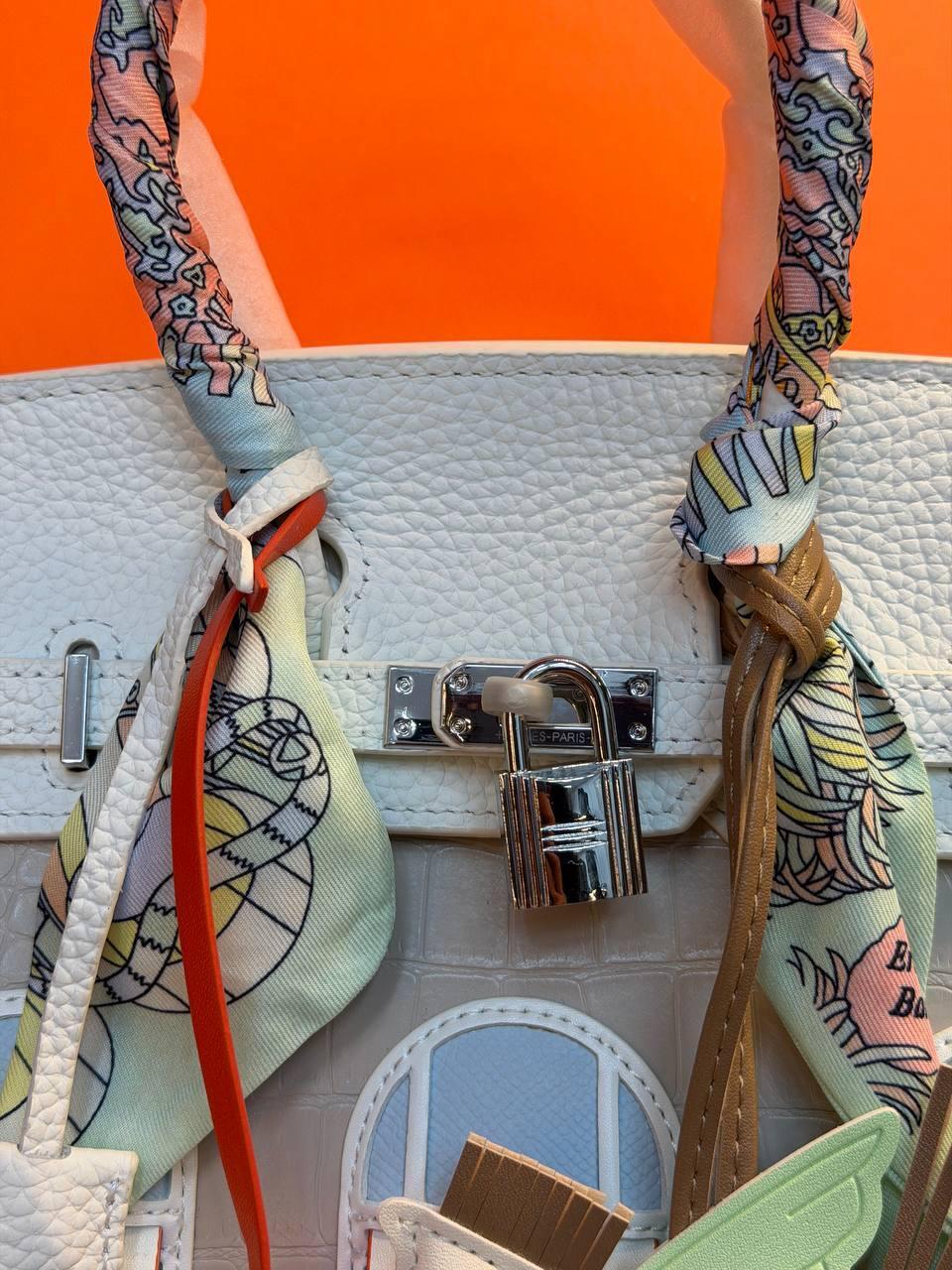 Hermes Birkin 30 Bag "White" - Slika 26