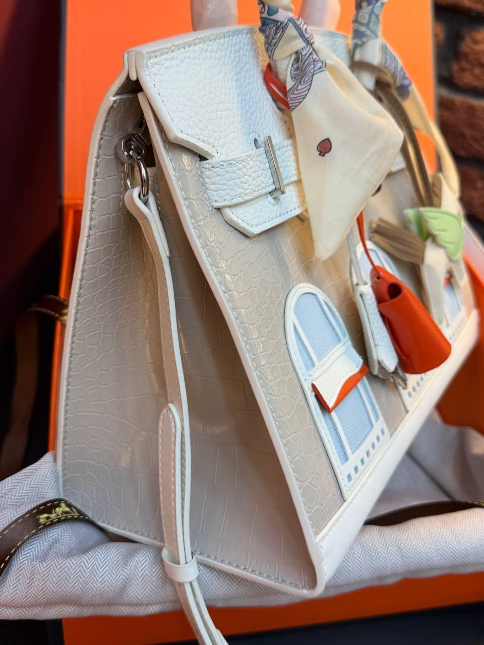Hermes Birkin 30 Bag "White" - Slika 27