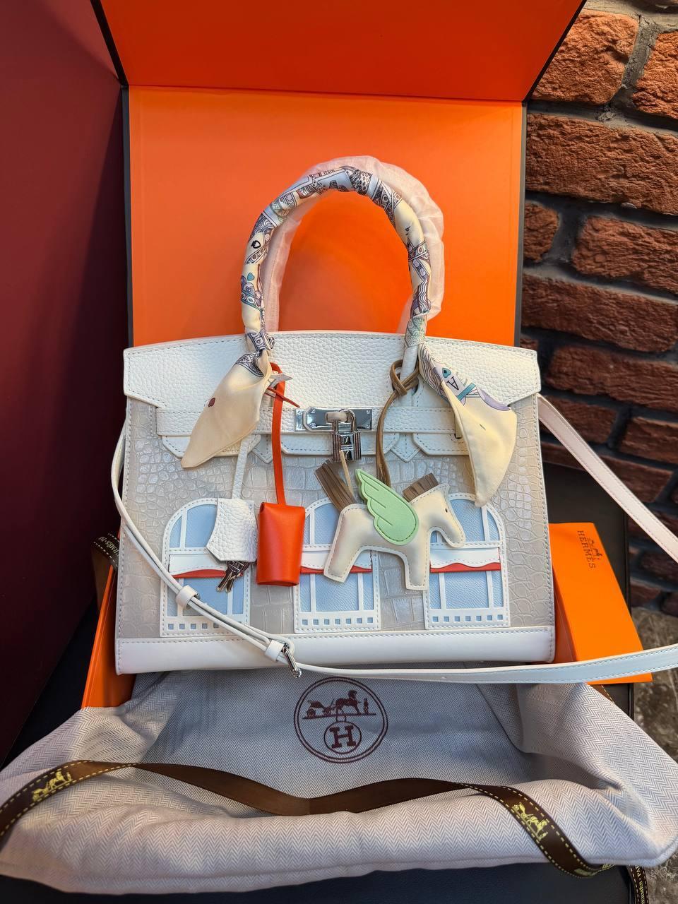 Hermes Birkin 30 Bag "White" - Slika 28