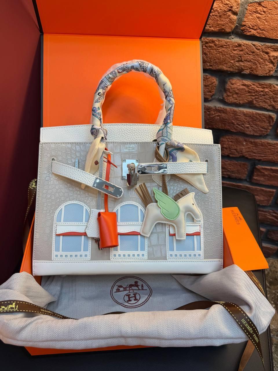 Hermes Birkin 30 Bag "White"