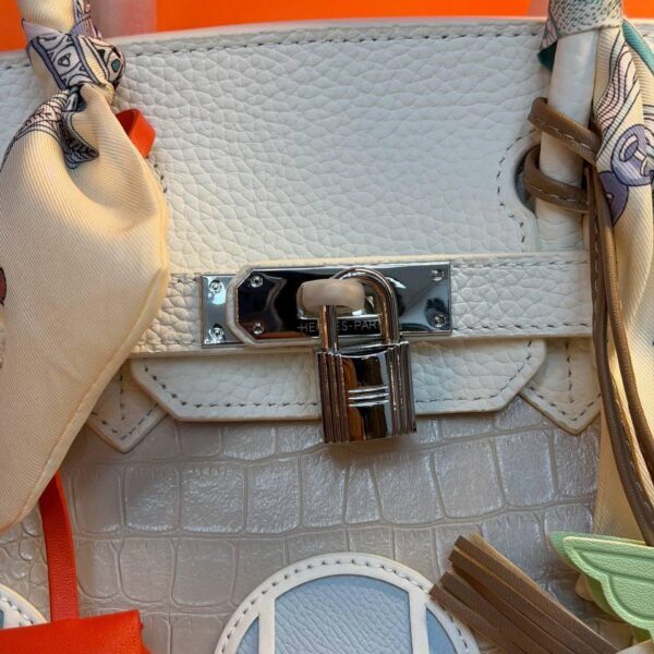 Hermes Birkin 20 Bag "White"
