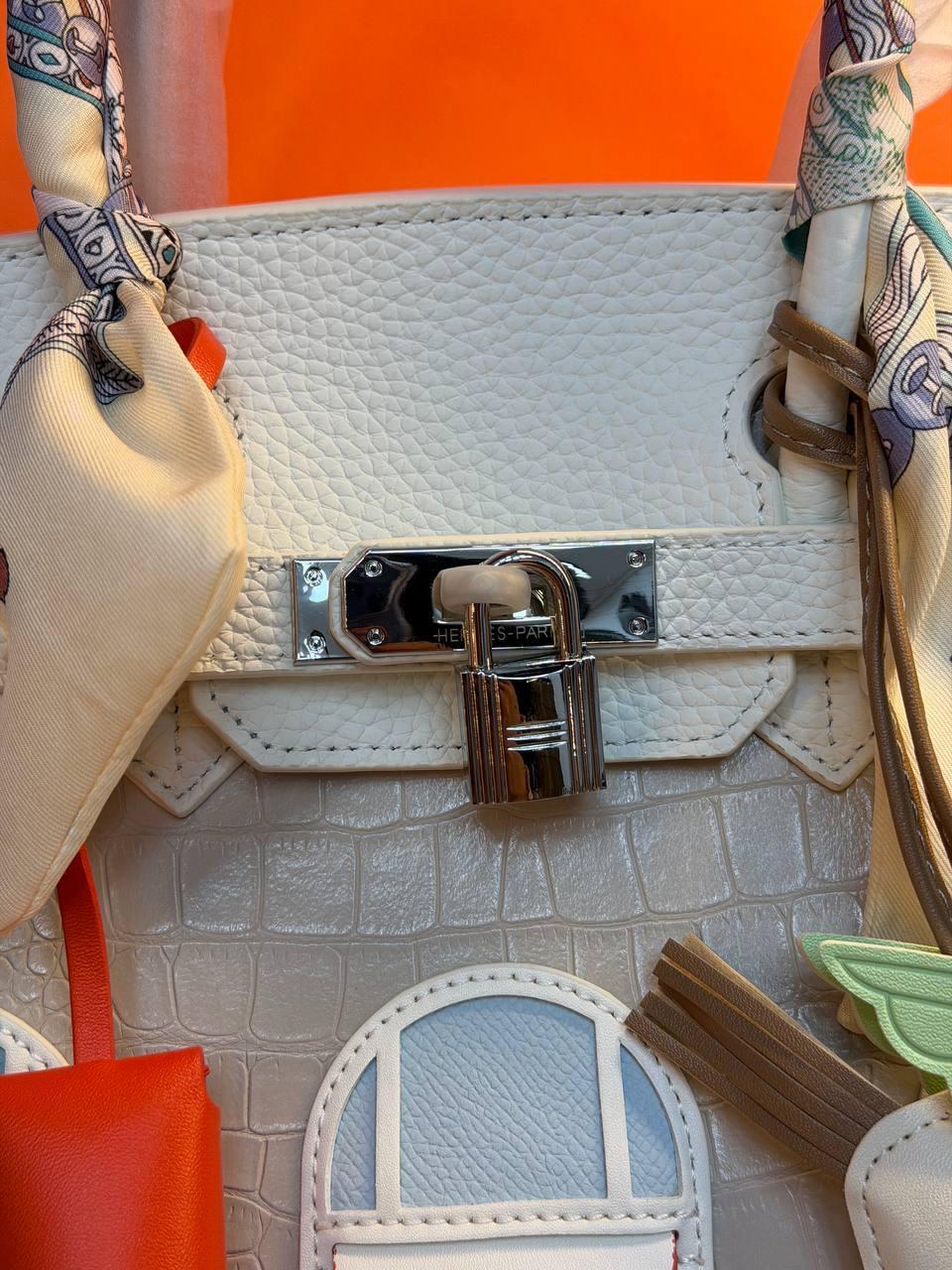 Hermes Birkin 30 Bag "White" - Slika 30
