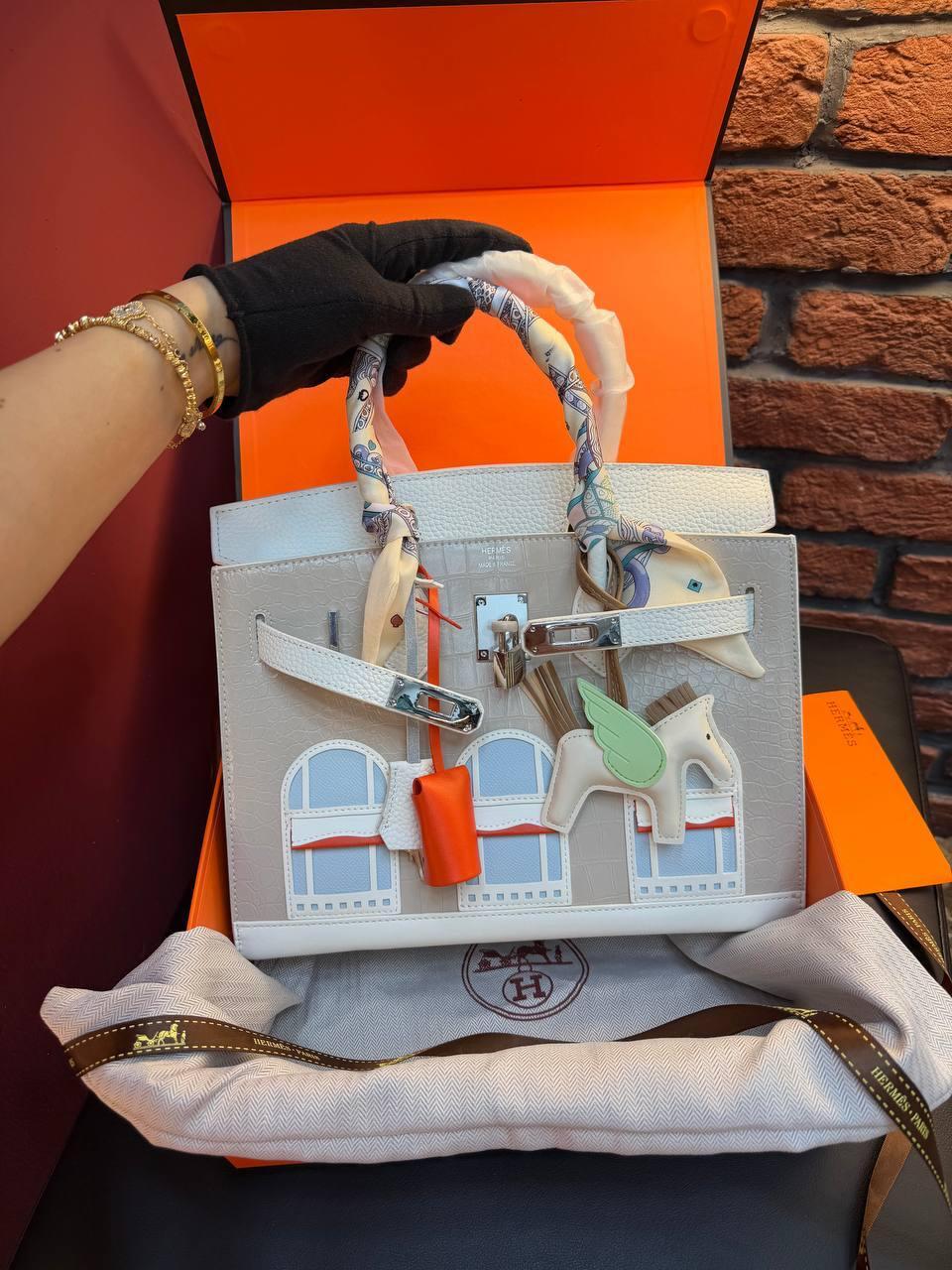 Hermes Birkin 30 Bag "White" - Slika 31