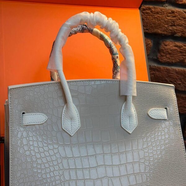 Hermes Birkin 20 Bag "White"