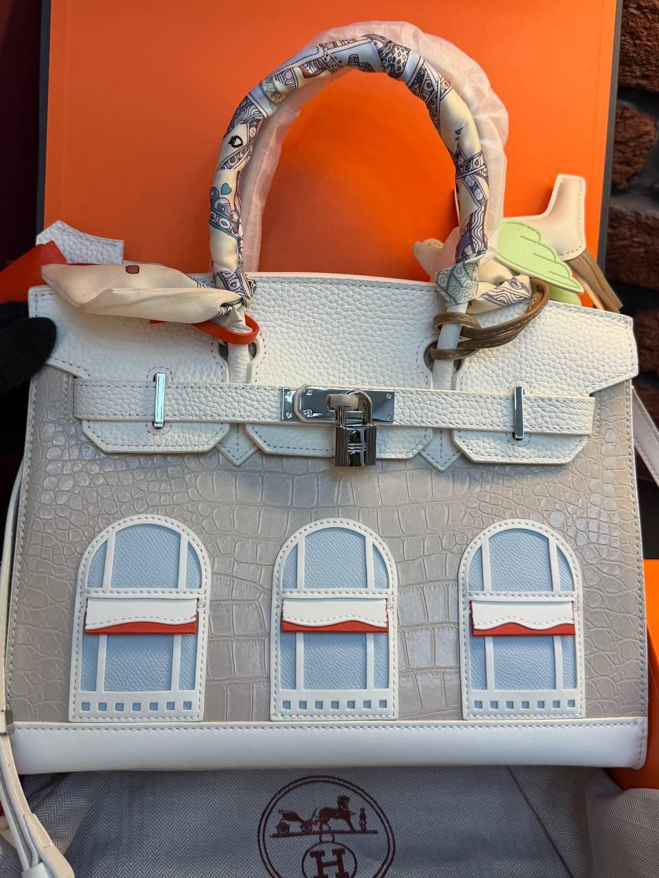 Hermes Birkin 30 Bag "White" - Slika 37