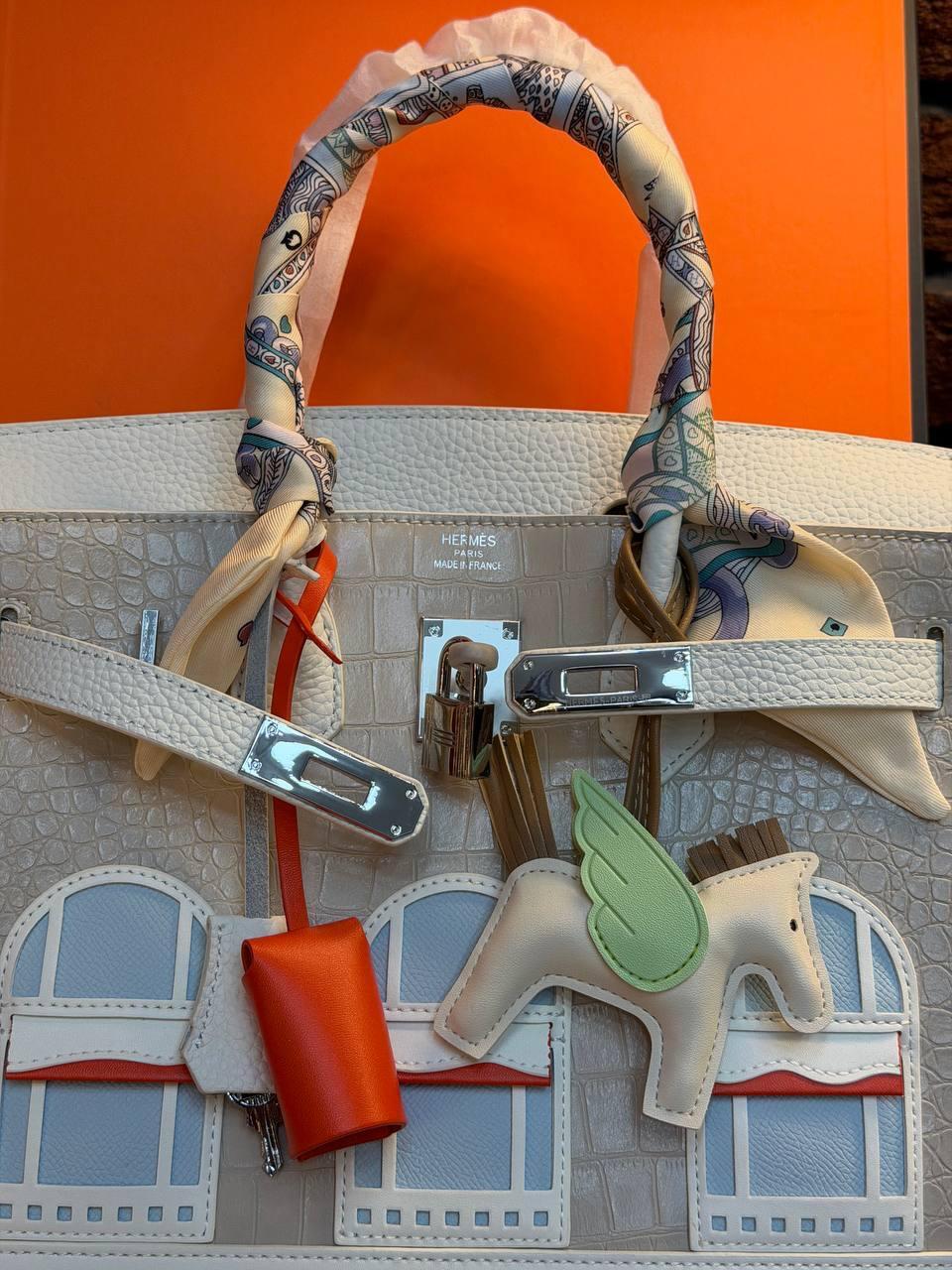 Hermes Birkin 30 Bag "White" - Slika 38