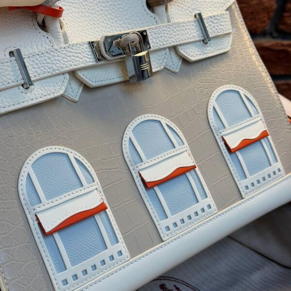 Hermes Birkin 20 Bag "White"