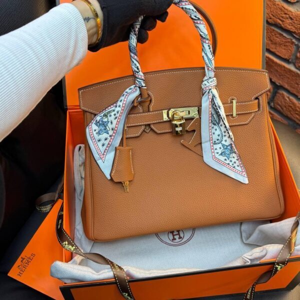 Hermes Birkin 30 Bag "Brown"