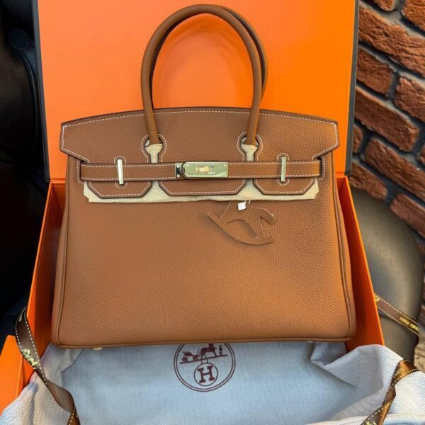 Hermes Birkin 30 Bag "Brown"