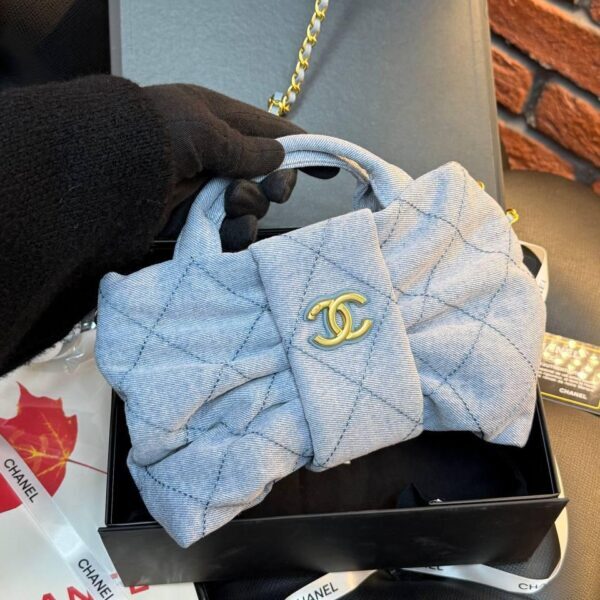 CHANEL Bow Bag "Blue"