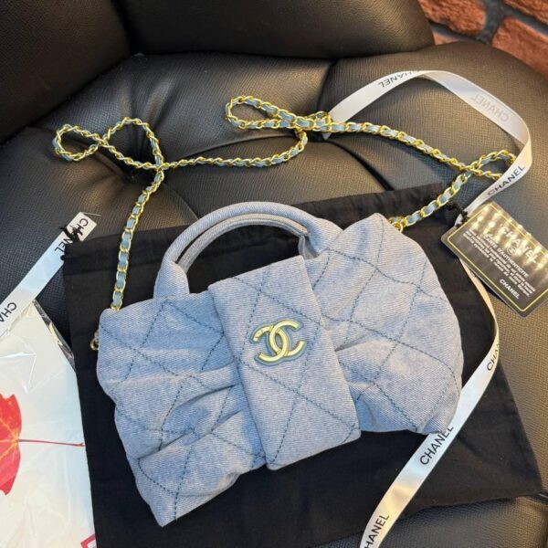 CHANEL Bow Bag "Blue"