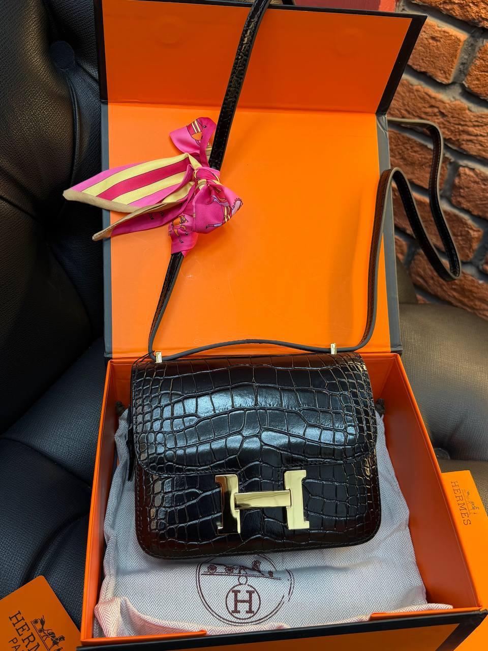 HERMES Constance Bag "Black" - Slika 2