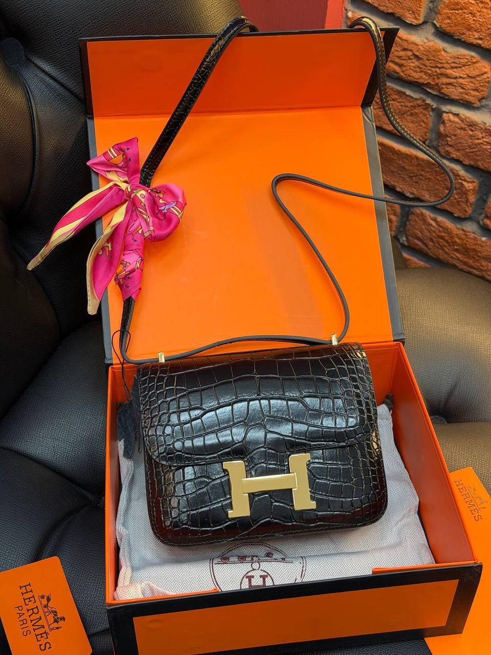 HERMES Constance Bag "Black"