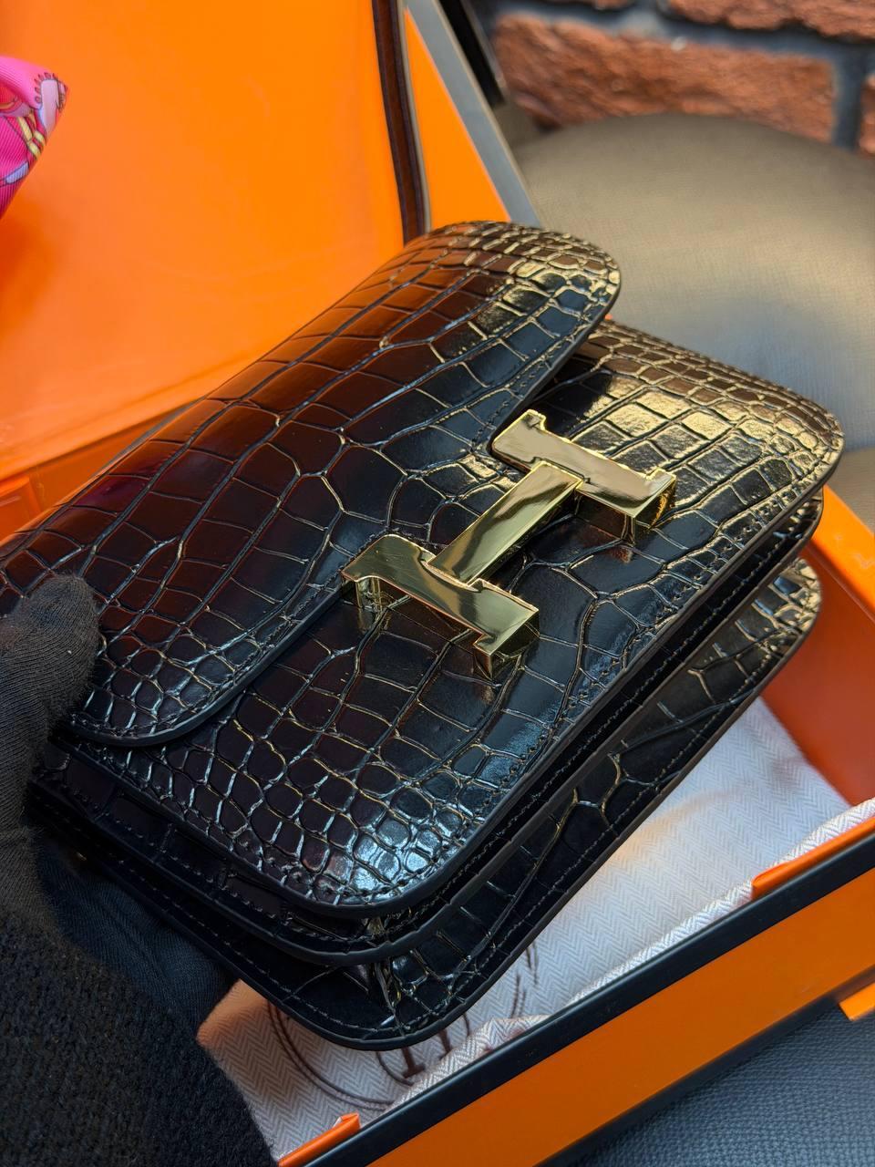 HERMES Constance Bag "Black" - Slika 5