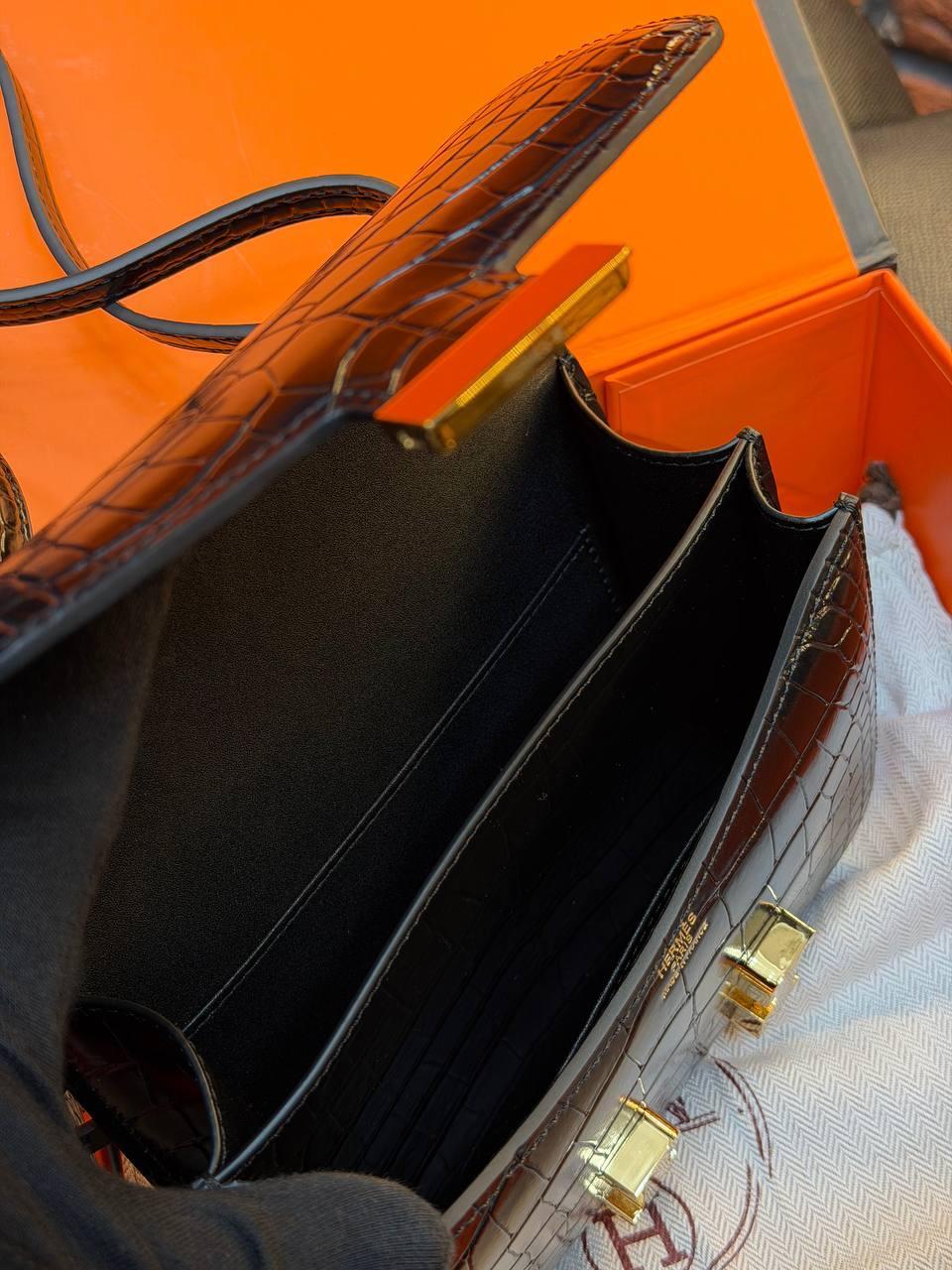 HERMES Constance Bag "Black" - Slika 11