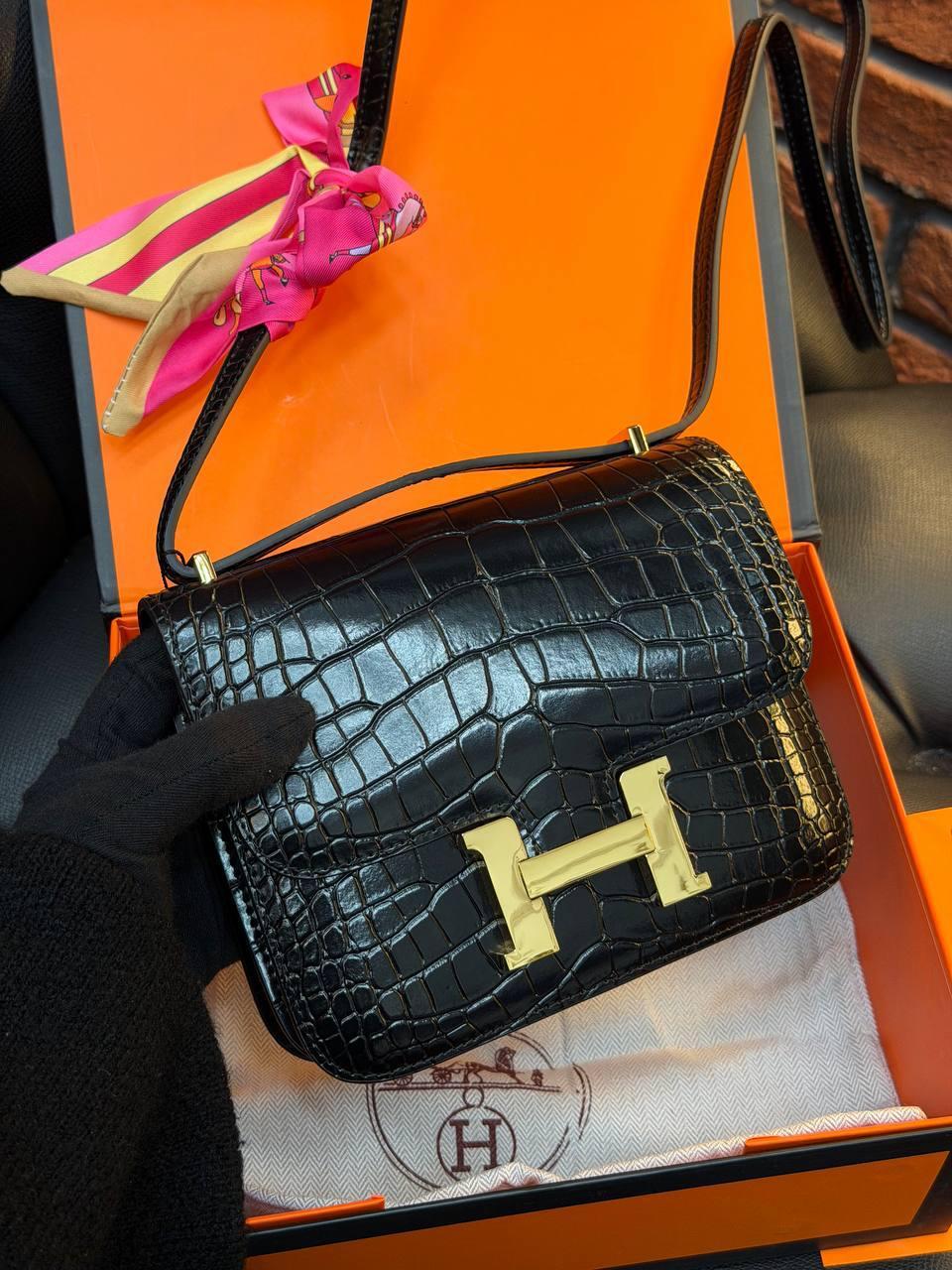 HERMES Constance Bag "Black" - Slika 12