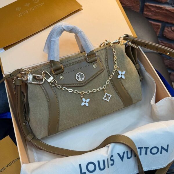 Louis Vuitton Nano LV Biker Suede "Brown"