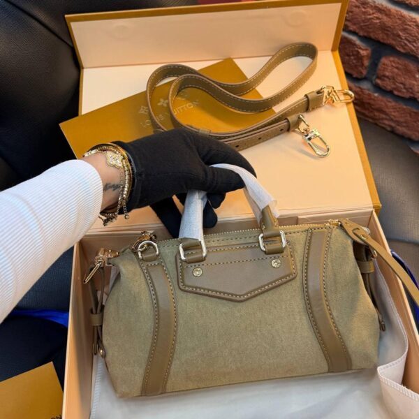 Louis Vuitton Nano LV Biker Suede "Brown"