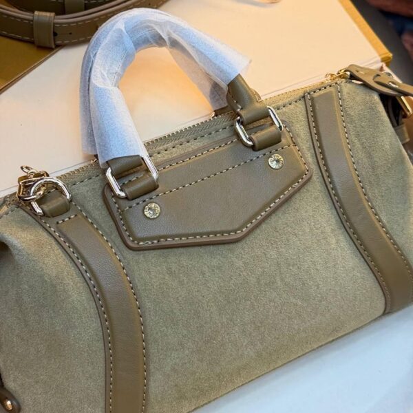 Louis Vuitton Nano LV Biker Suede "Brown"