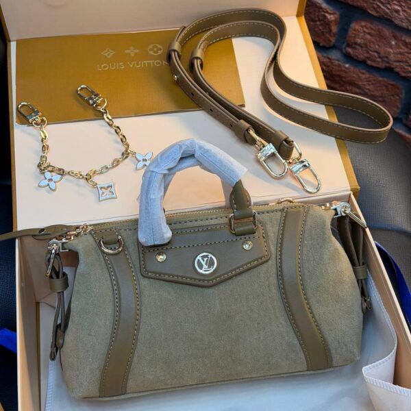 Louis Vuitton Nano LV Biker Suede "Brown"