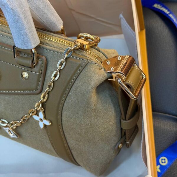 Louis Vuitton Nano LV Biker Suede "Brown"