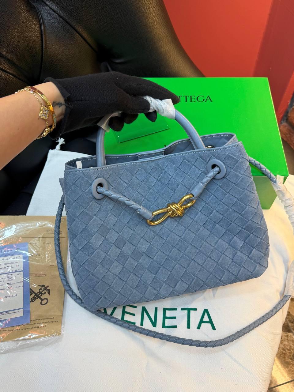 Bottega Veneta Andiamo Small "Blue"