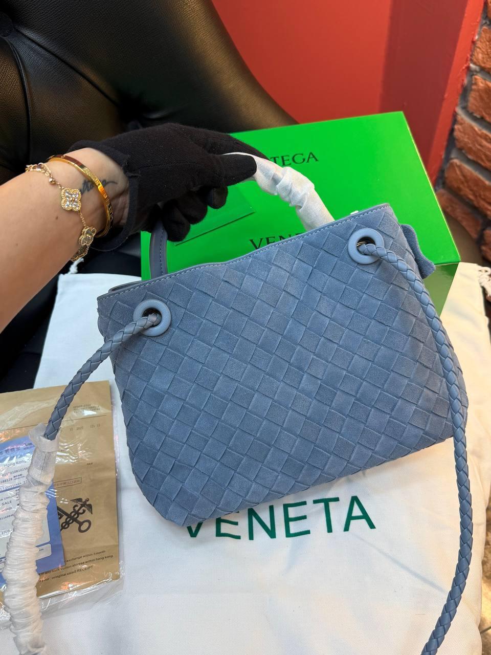 Bottega Veneta Andiamo Small "Blue"