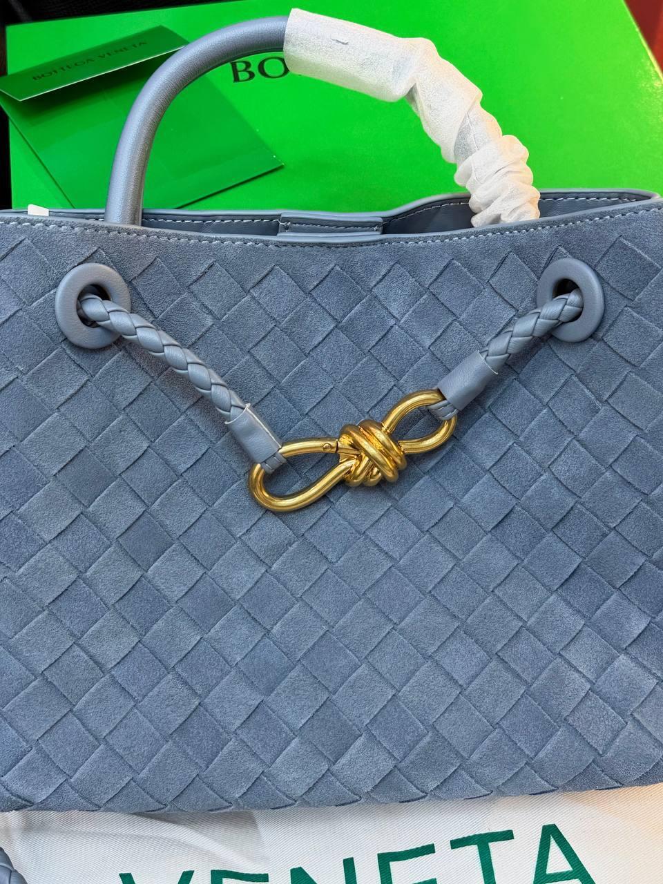 Bottega Veneta Andiamo Small "Blue"