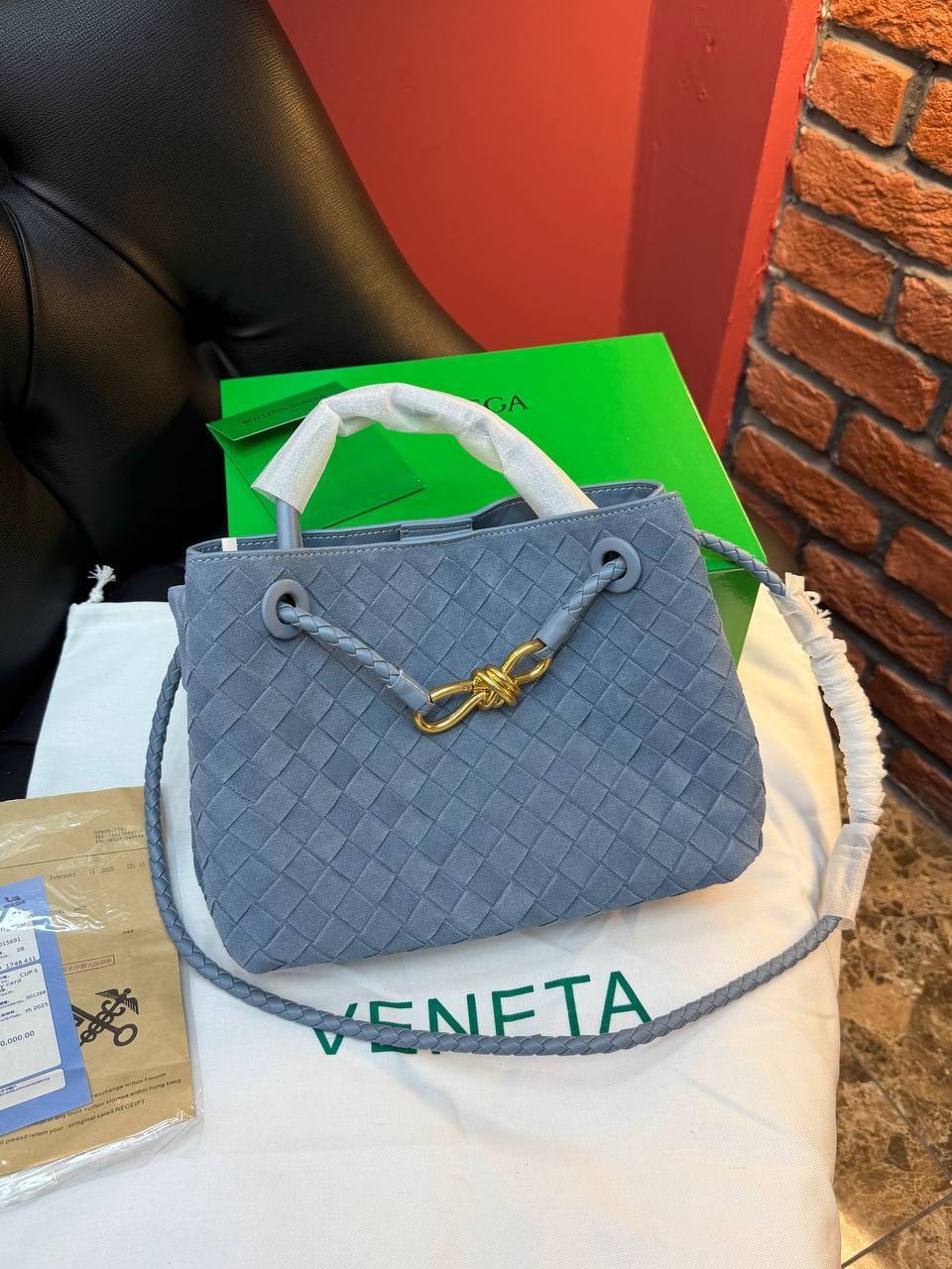 Bottega Veneta Andiamo Small "Blue"