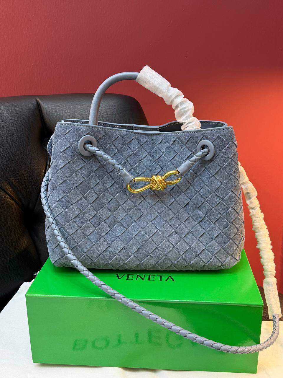 Bottega Veneta Andiamo Small "Blue"
