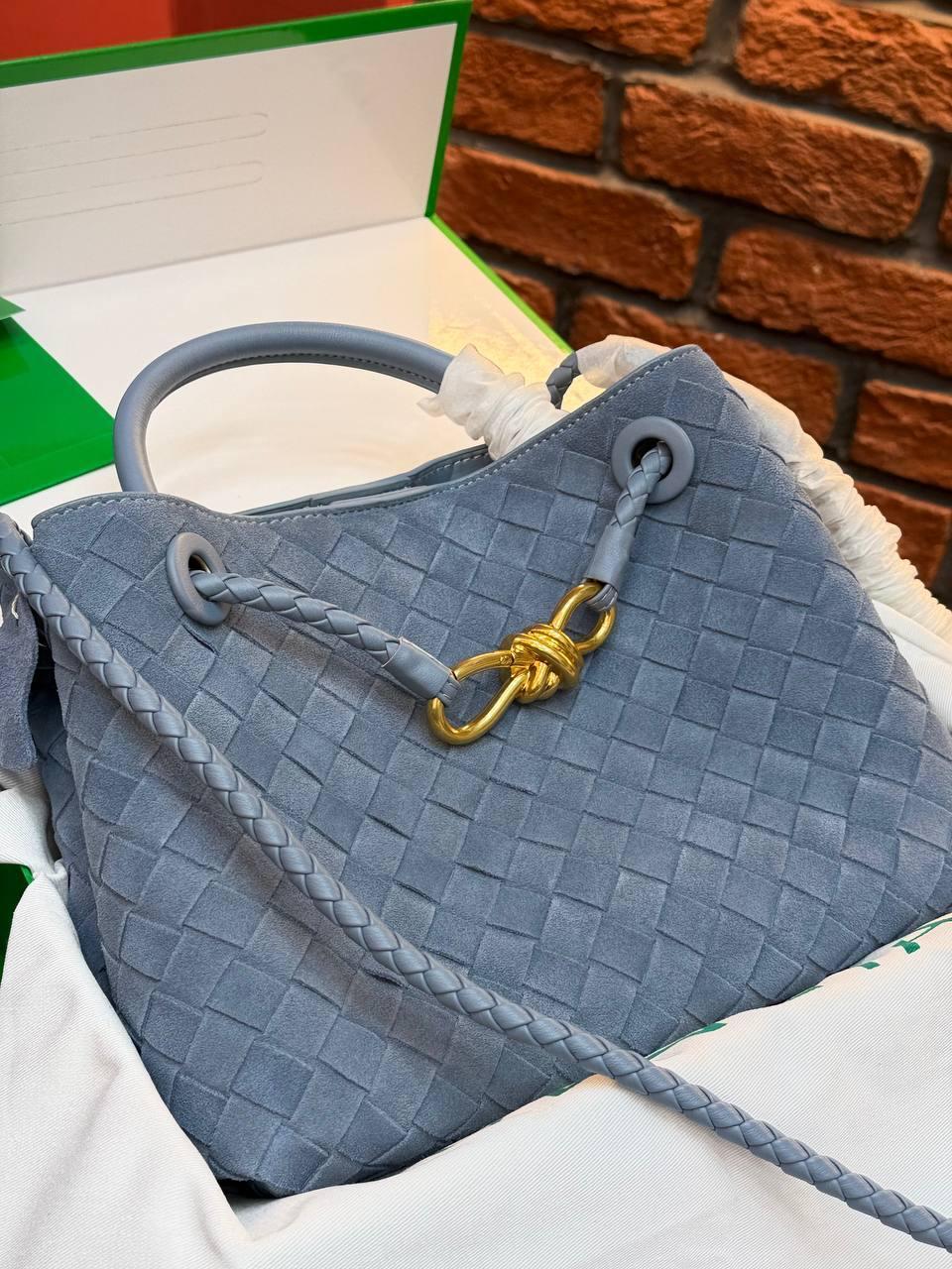 Bottega Veneta Andiamo Small "Blue"