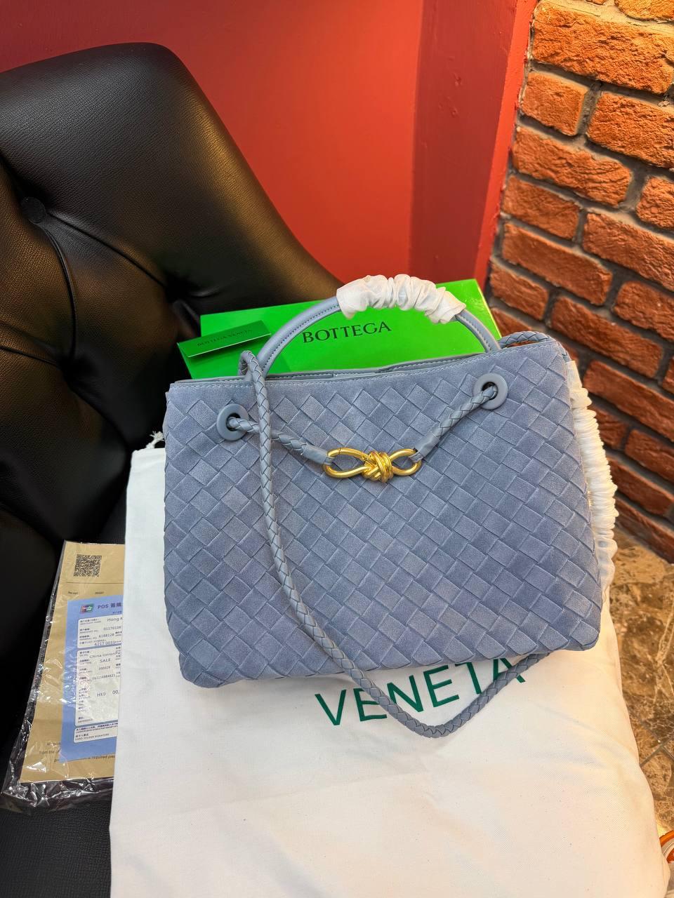 Bottega Veneta Andiamo Small "Blue"