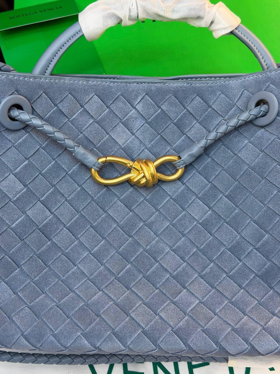 Bottega Veneta Andiamo Small "Blue"