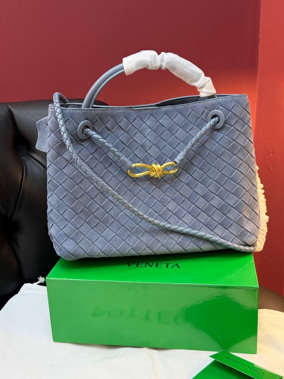 Bottega Veneta Andiamo Small "Blue"