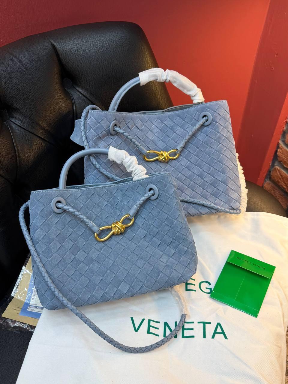 Bottega Veneta Andiamo Small "Blue"
