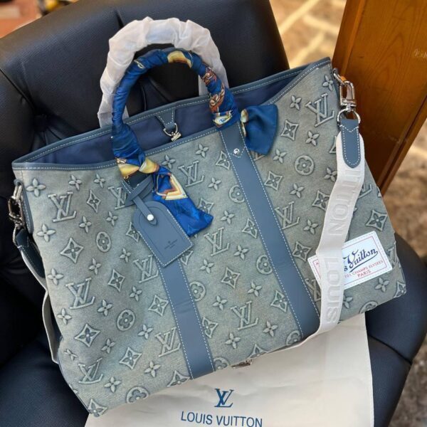 Louis Vuitton OnTheGo Monogram Washed Denim