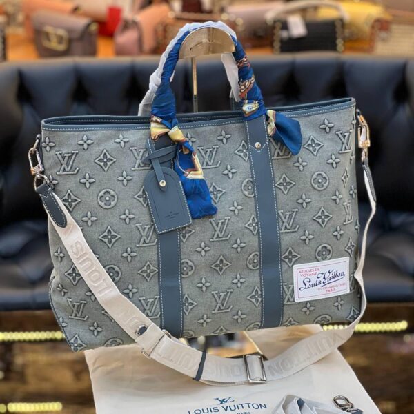 Louis Vuitton OnTheGo Monogram Washed Denim